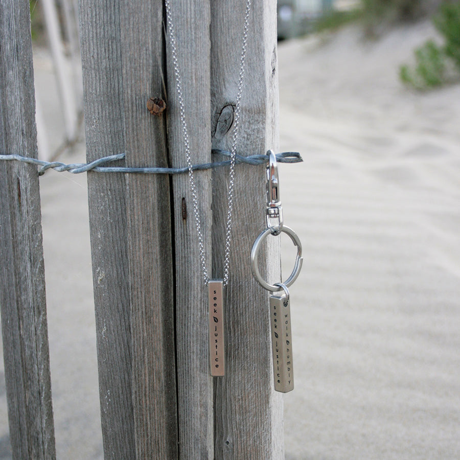 
                  
                    Seek Justice Keyring by Made for Freedom
                  
                