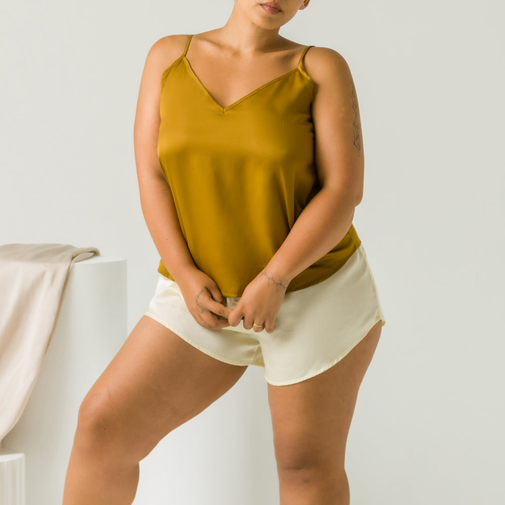 
                  
                    Sateen Shortie by ettitude
                  
                