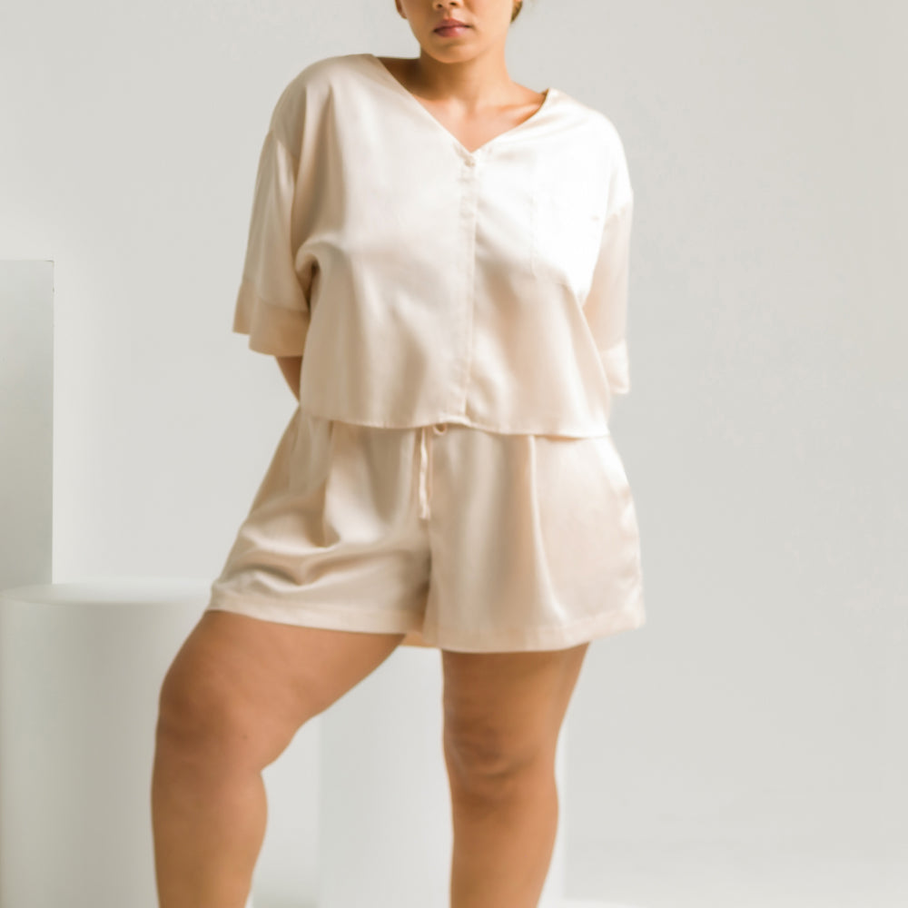 
                  
                    Sateen Shorts by ettitude
                  
                