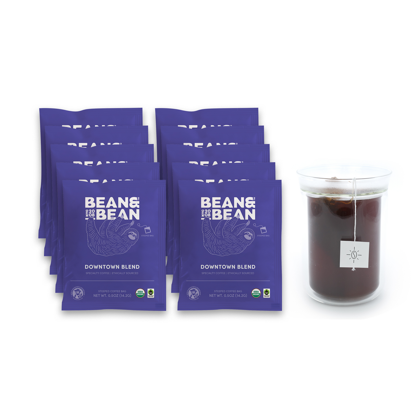 
                  
                    Dunk and Steep Single Serve Coffee Bag by Bean & Bean Coffee Roasters
                  
                