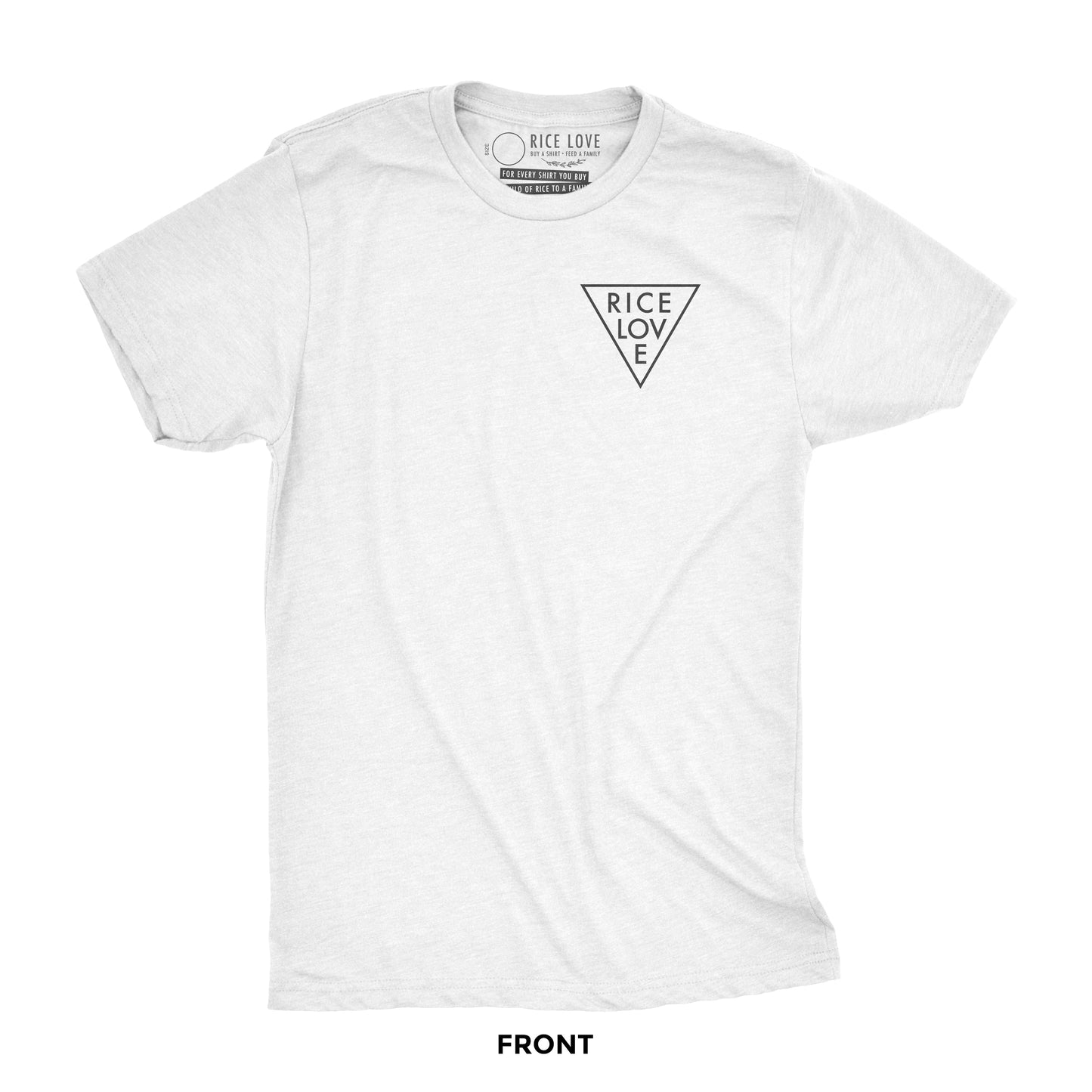 
                  
                    Unisex Tee - Premium Tri-Blend - Triangle by Rice Love
                  
                