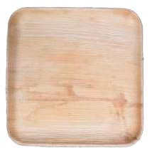 10x10 VerTerra Square Plates, 300 pcs | 100% Compostable