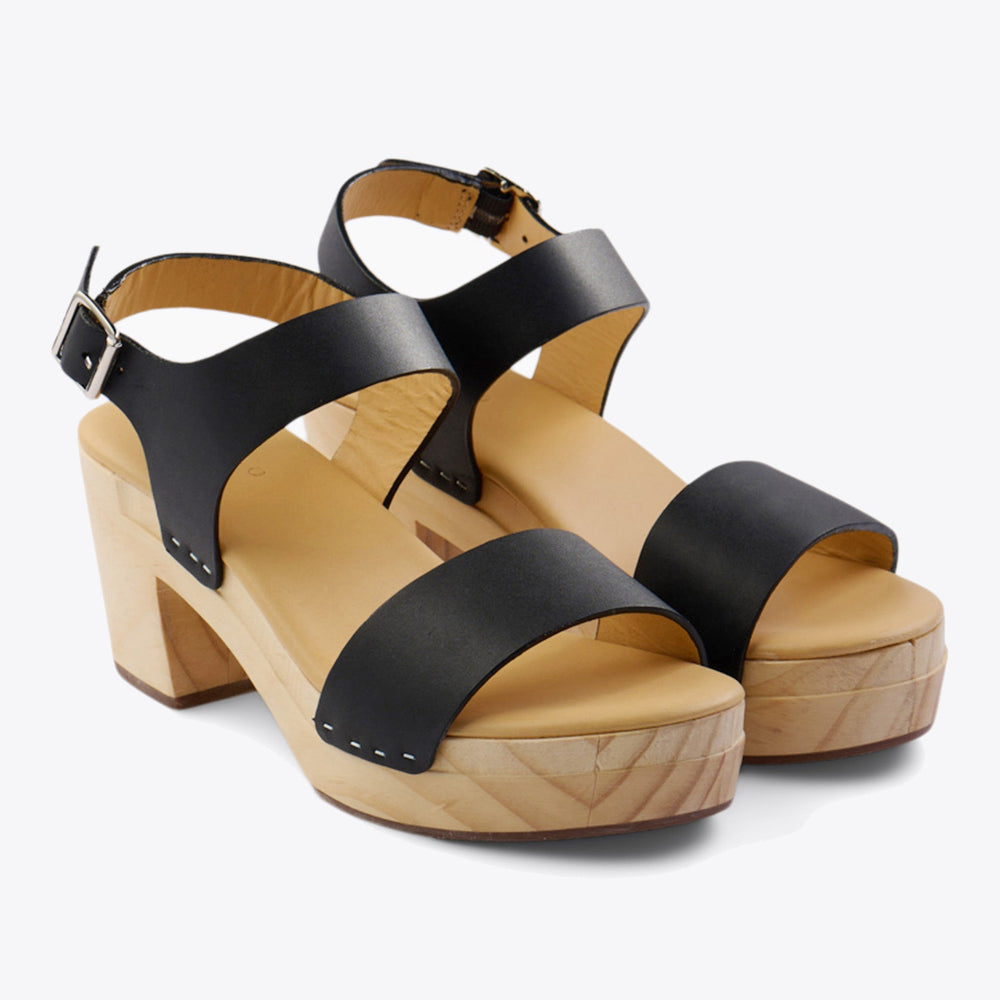 All-Day Open Toe Clog Black