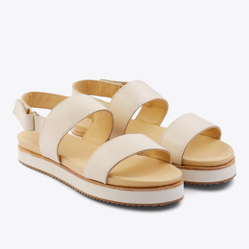 Go-To Flatform Sandal Bone
