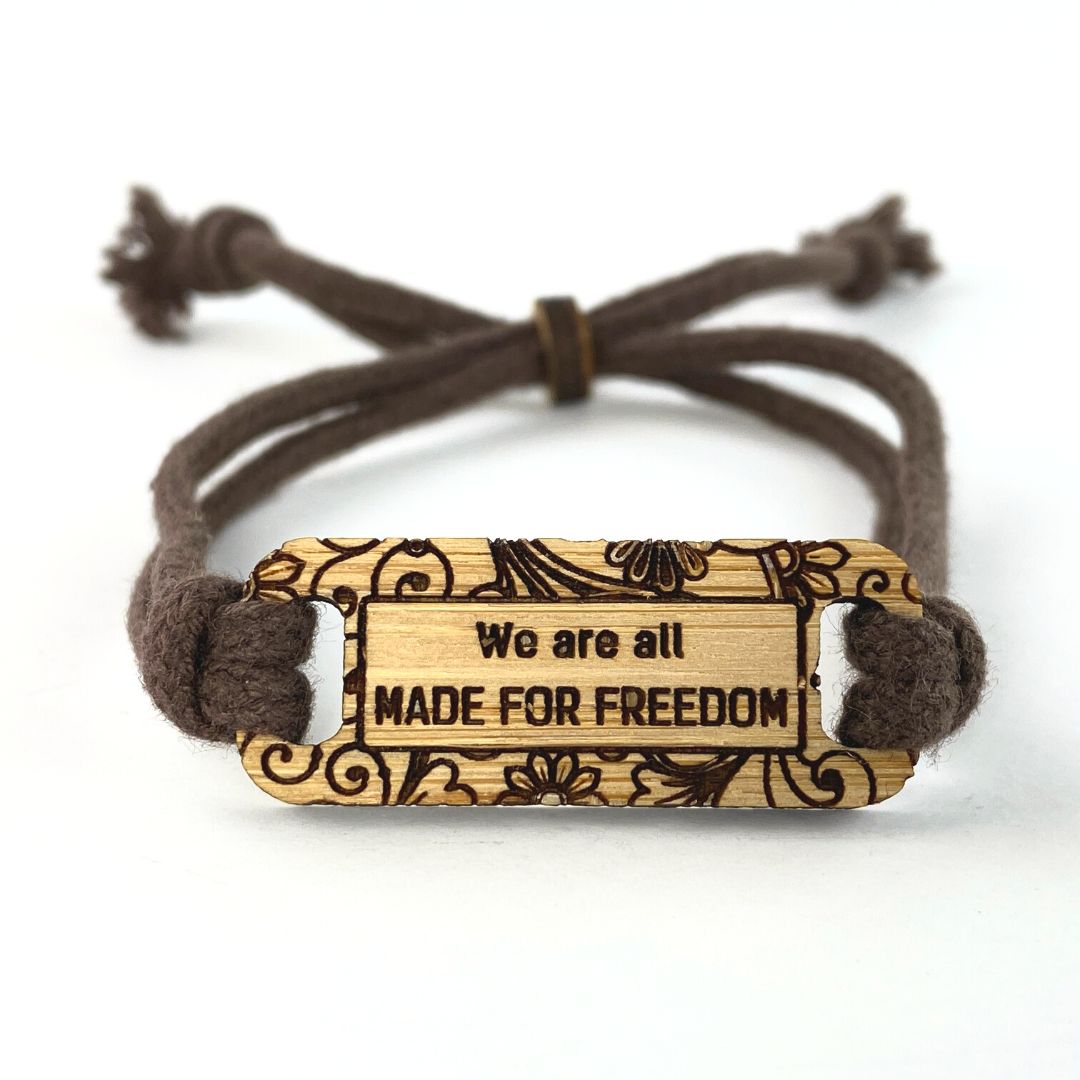 
                  
                    Bamboo Adjustable Bracelets by Made for Freedom
                  
                