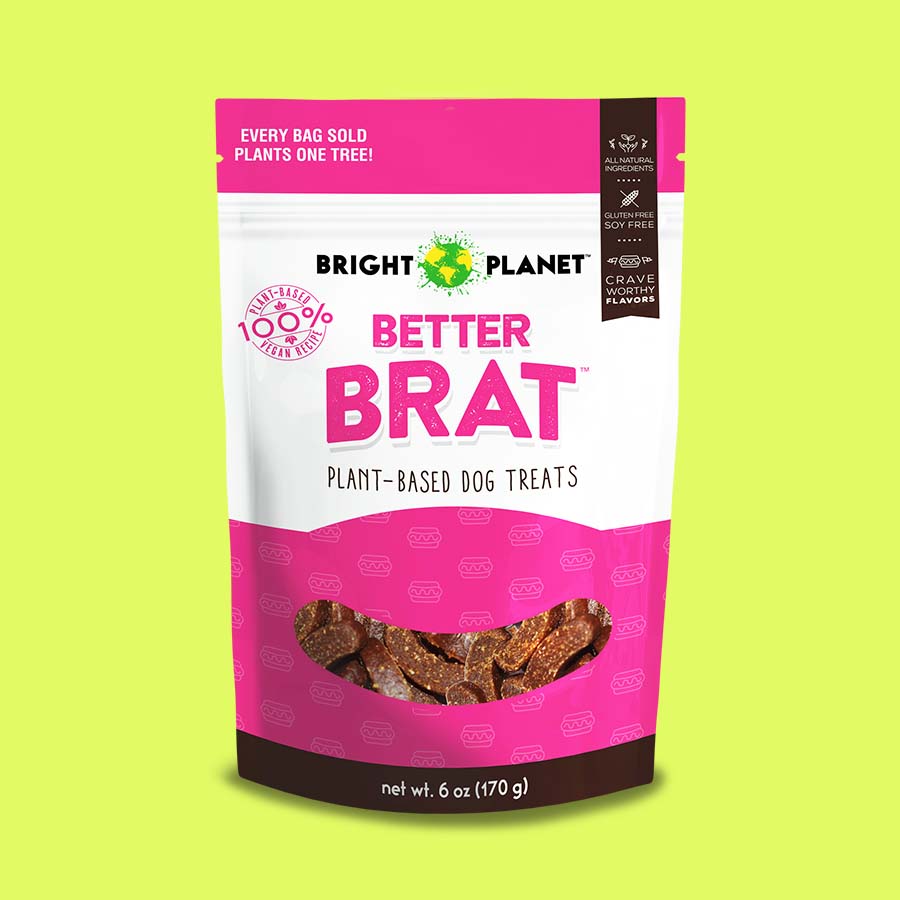 Better Brat Plant-Based Dog Treats by Bright Planet Pet LLC