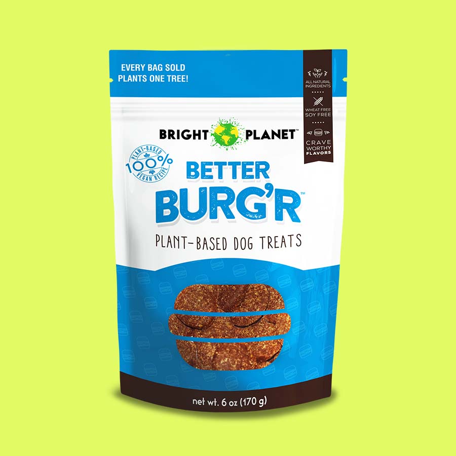 Better Burg'r Plant-Based Dog Treats by Bright Planet Pet LLC