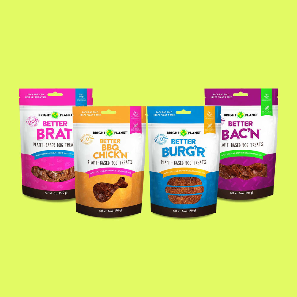 Meaty Variety Pack - 6oz Bags by Bright Planet Pet LLC