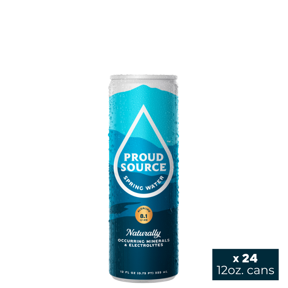 
                  
                    Alkaline Spring Water Cans by PROUD SOURCE WATER
                  
                