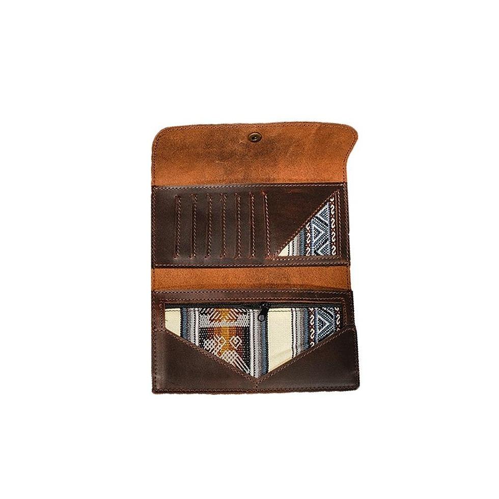 Leather Wallet in Espresso