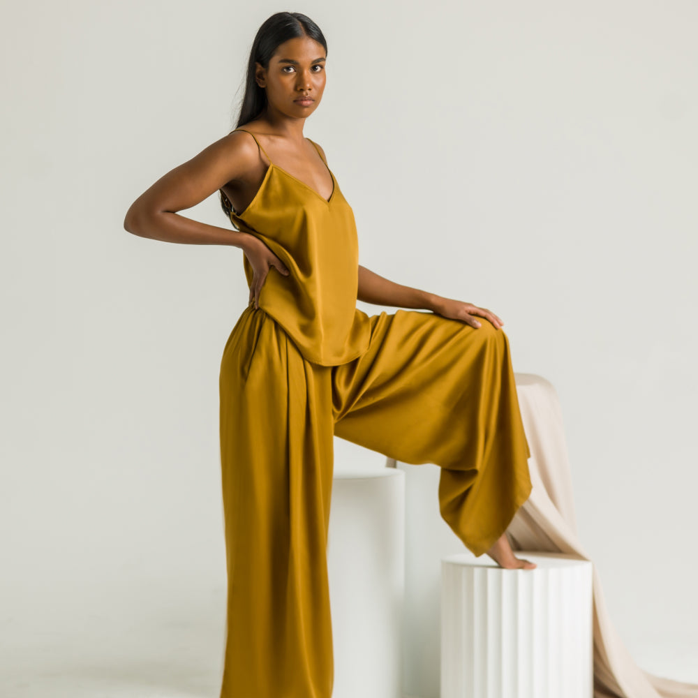 
                  
                    Sateen Wide Leg Pant by ettitude
                  
                