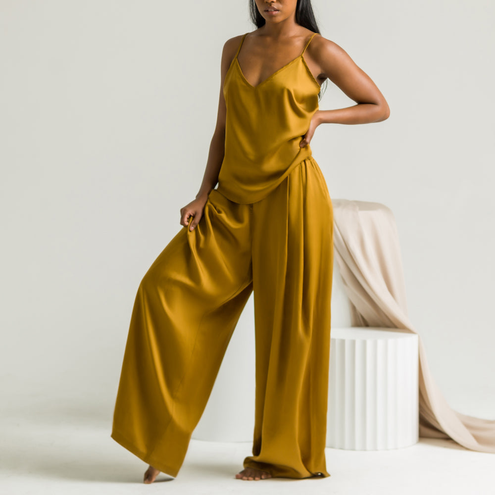 
                  
                    Sateen Wide Leg Pant by ettitude
                  
                