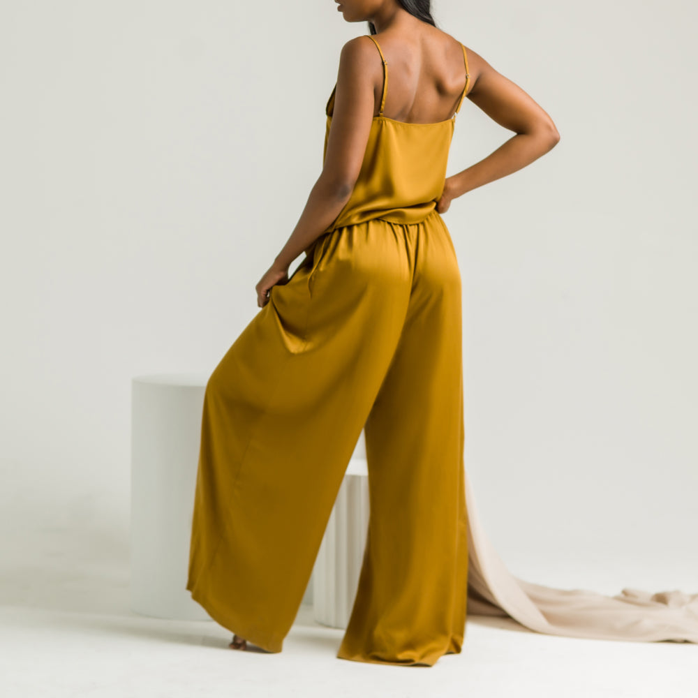 
                  
                    Sateen Wide Leg Pant by ettitude
                  
                