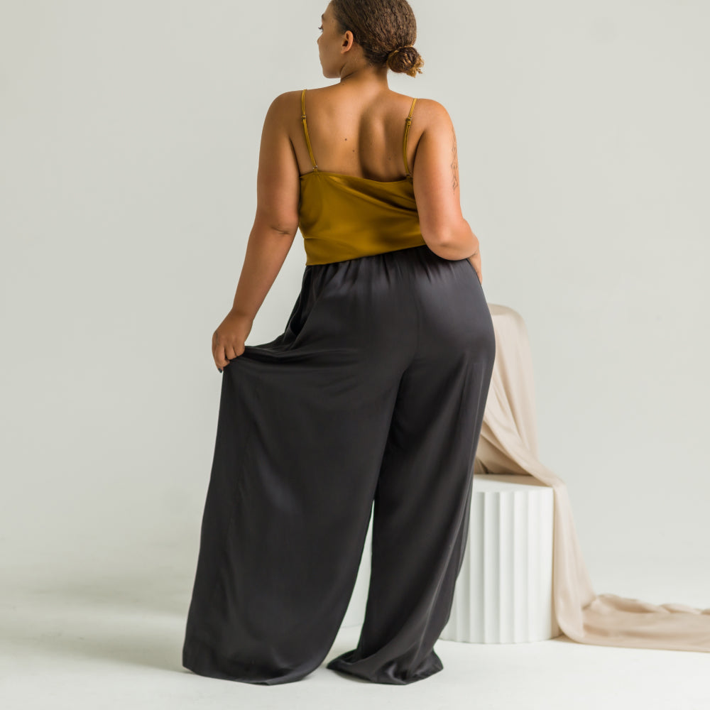 
                  
                    Sateen Wide Leg Pant by ettitude
                  
                