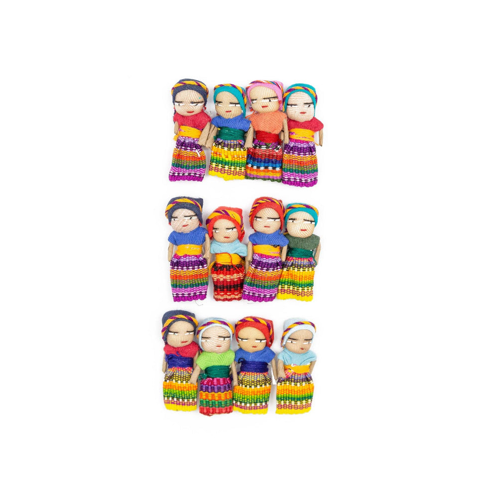 Guatemalan Worry Dolls - Set of 12