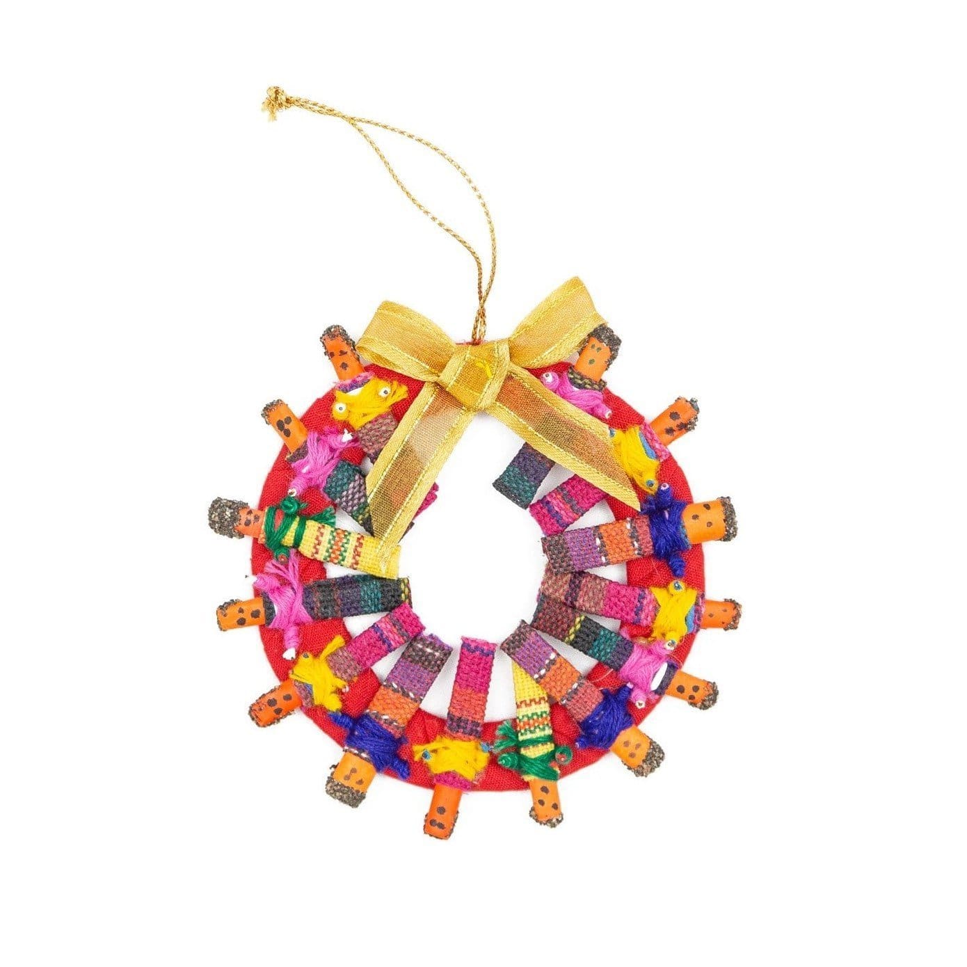 
                  
                    Worry Doll Wreath Ornament
                  
                