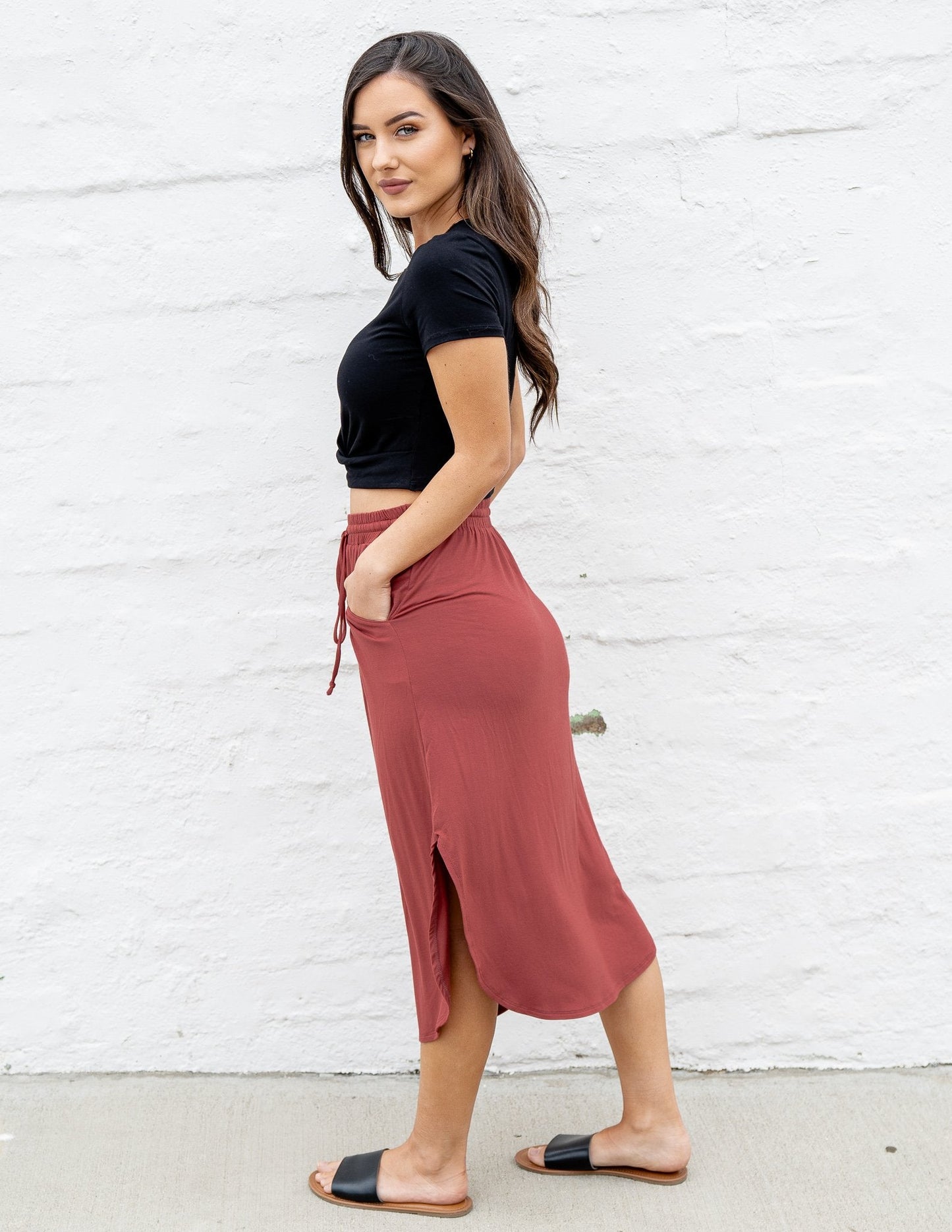
                  
                    Camila Midi Skirt by Sozy
                  
                