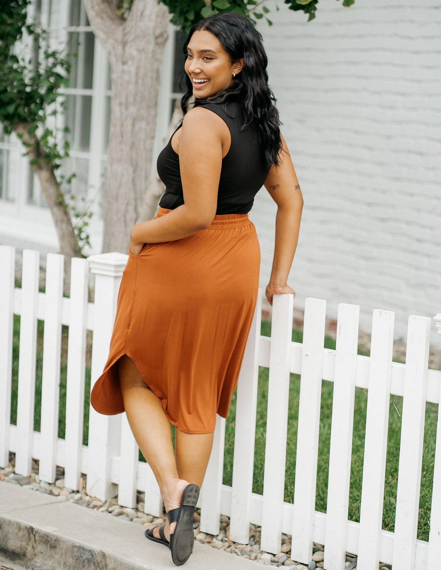 
                  
                    Camila Midi Skirt by Sozy
                  
                