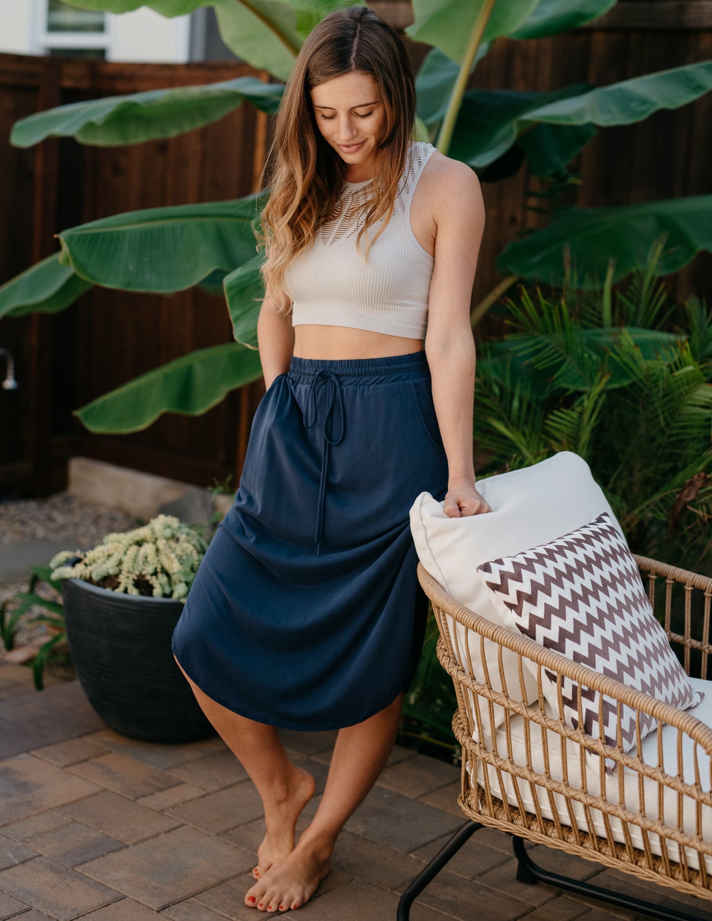 
                  
                    Camila Midi Skirt by Sozy
                  
                