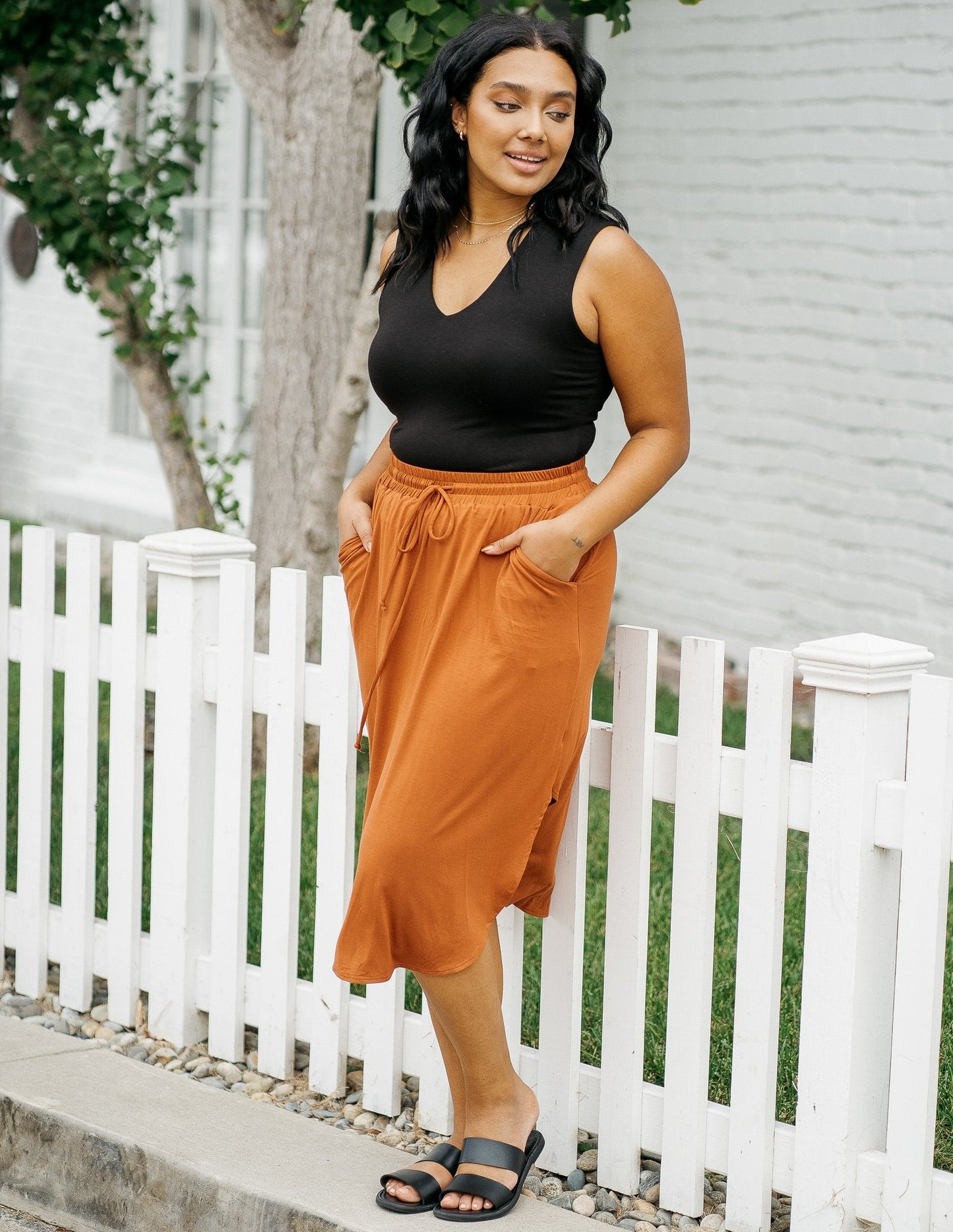 
                  
                    Camila Midi Skirt by Sozy
                  
                