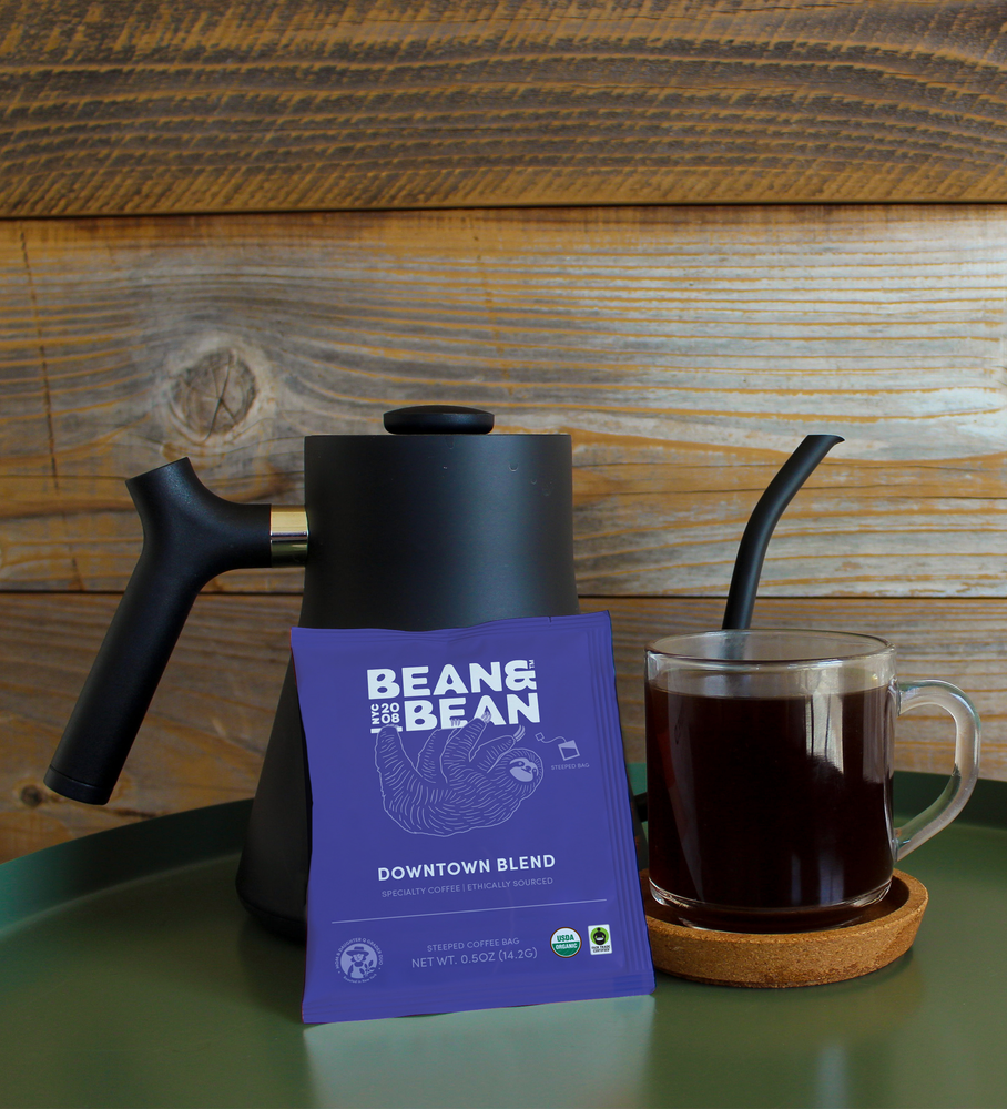 
                  
                    Dunk and Steep Single Serve Coffee Bag by Bean & Bean Coffee Roasters
                  
                