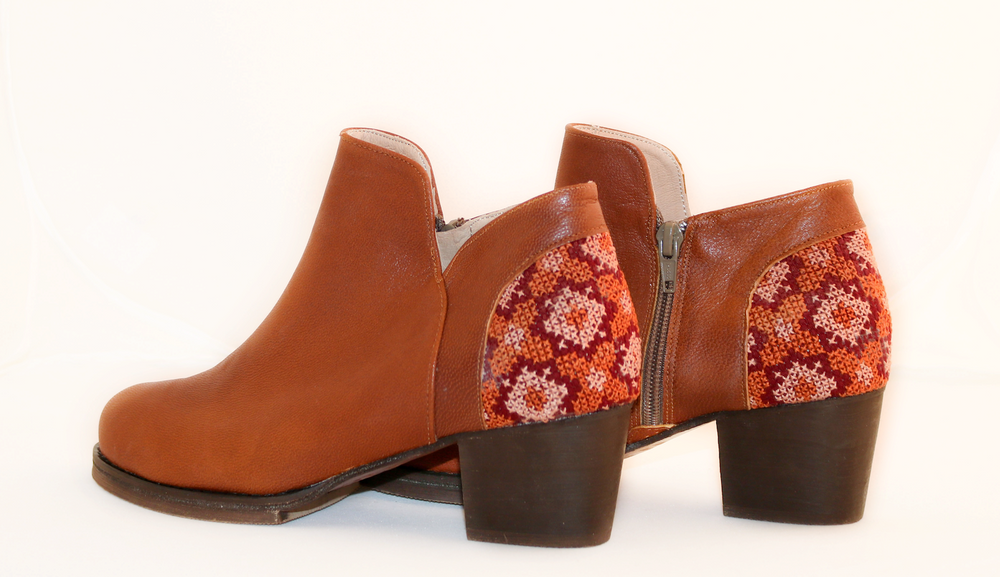 
                  
                    Flowers Ankle Boot - Brown
                  
                