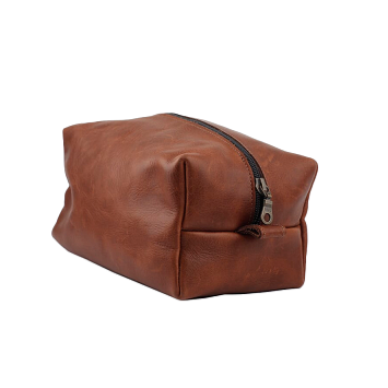 Dopp Kit in Distressed Walnut