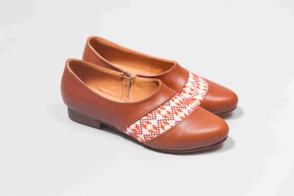 
                  
                    Tatreez Oxford - Camel and Orange
                  
                