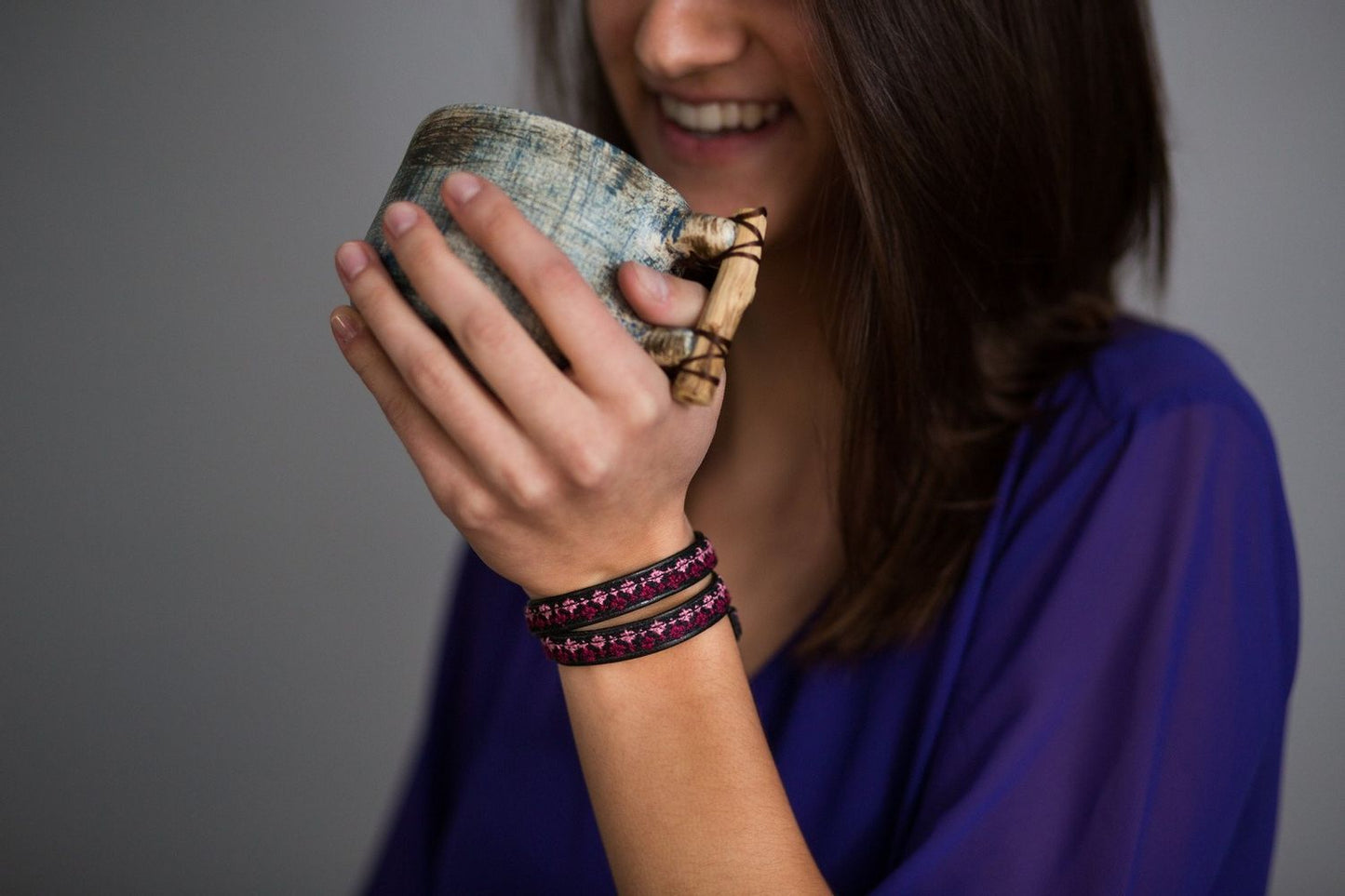 
                  
                    Choker/Wrap Bracelet - Teal
                  
                