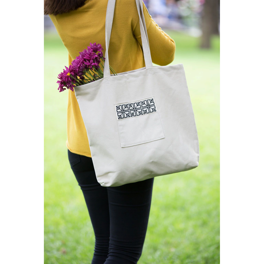 
                  
                    Fabric Market Tote - Cream
                  
                