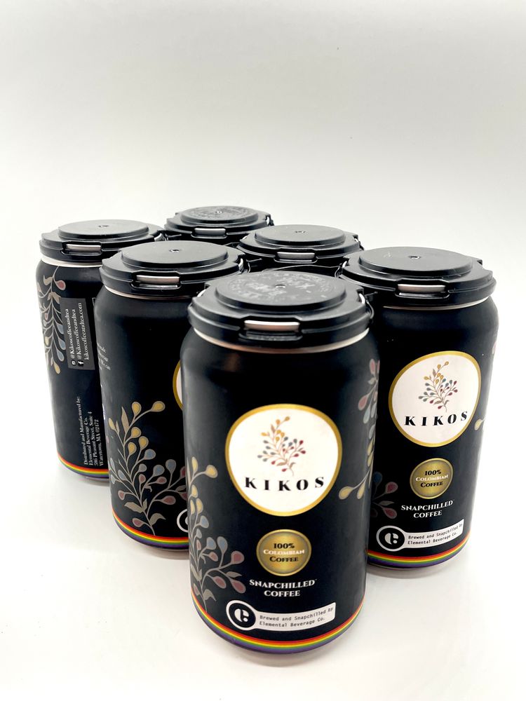Kikos Snapchilled™ Coffee - Colombian Cold Coffee -12 Oz cans
