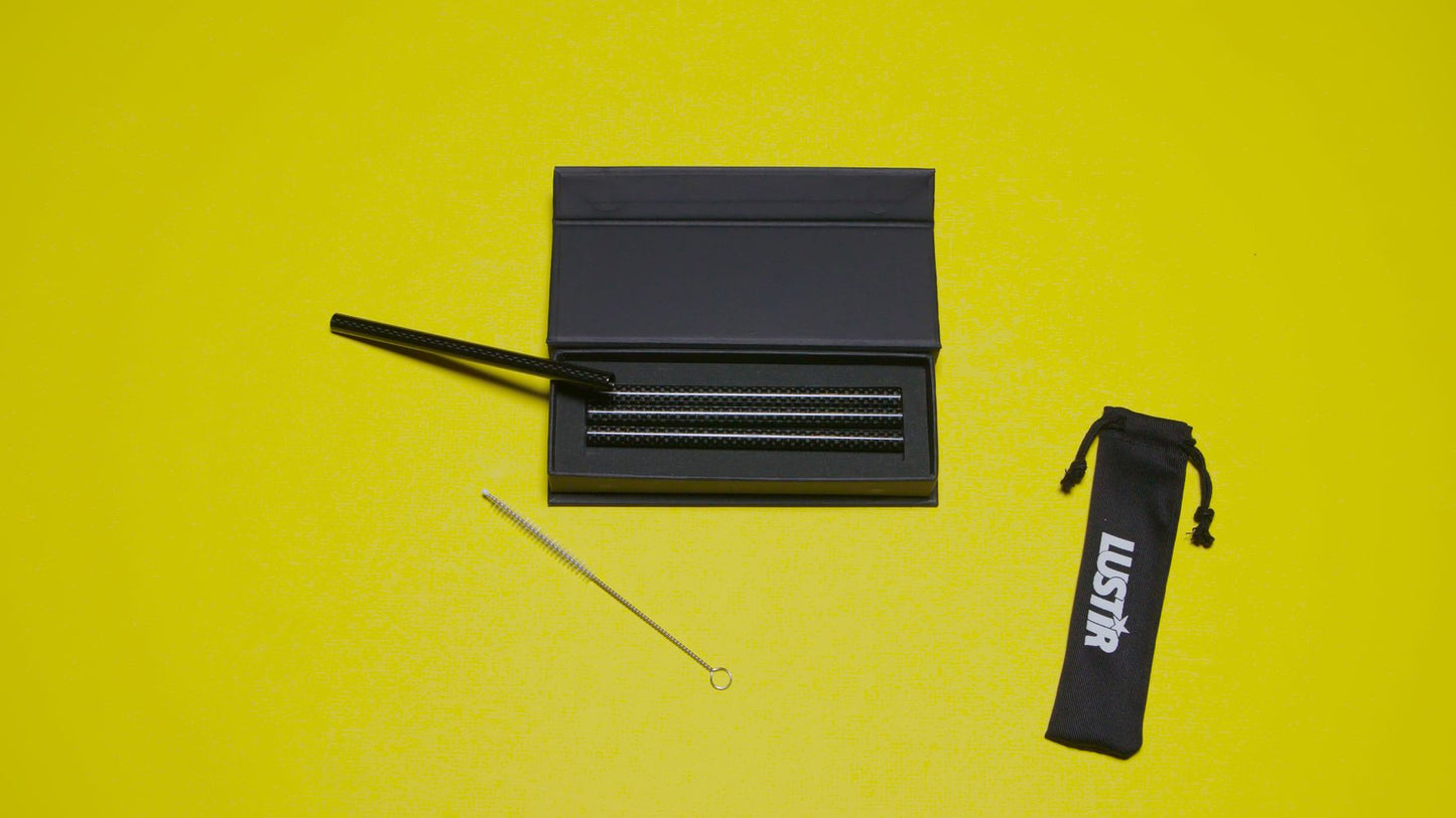 
                  
                    Short Carbon Fiber Reusable Straw Kit
                  
                