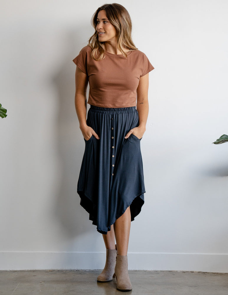 
                  
                    Gwendolyn Midi Skirt by Sozy
                  
                