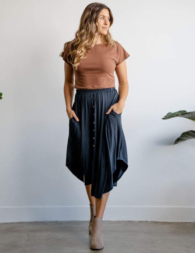 
                  
                    Gwendolyn Midi Skirt by Sozy
                  
                