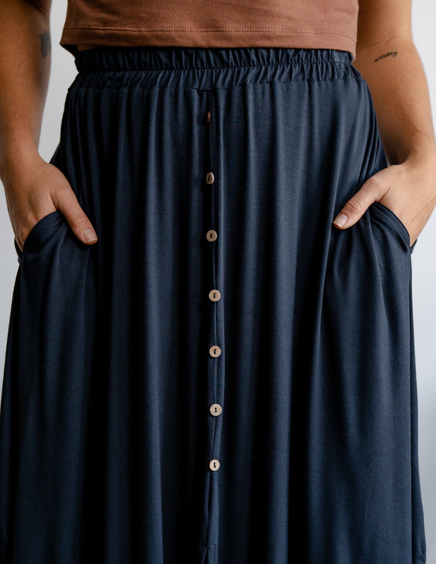 
                  
                    Gwendolyn Midi Skirt by Sozy
                  
                