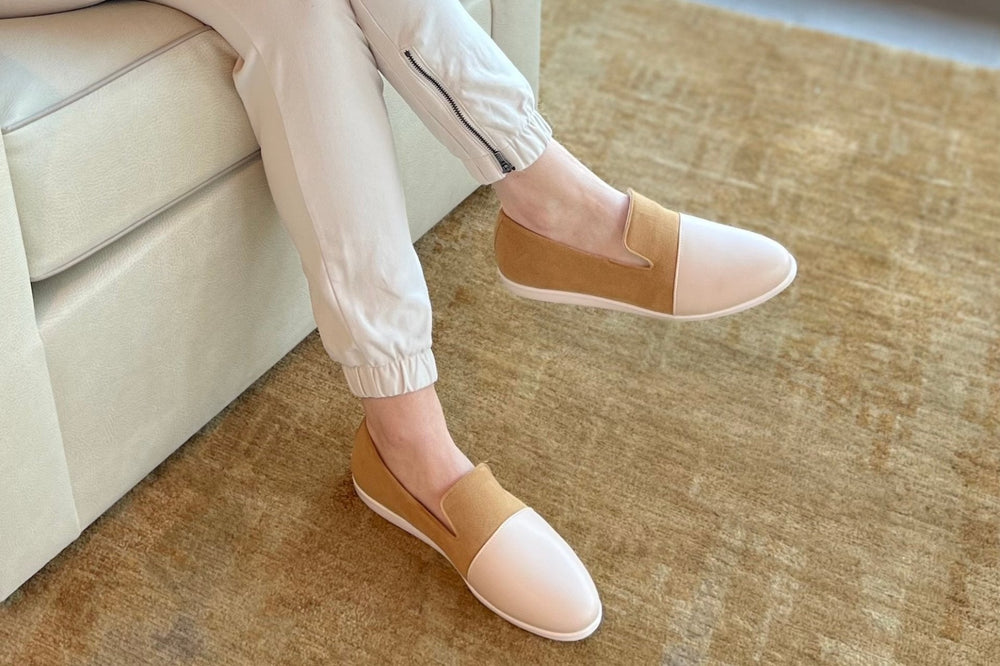 
                  
                    Plant-Based & Recycled Material Blush / Cinnamon House Loafers by Dooeys
                  
                