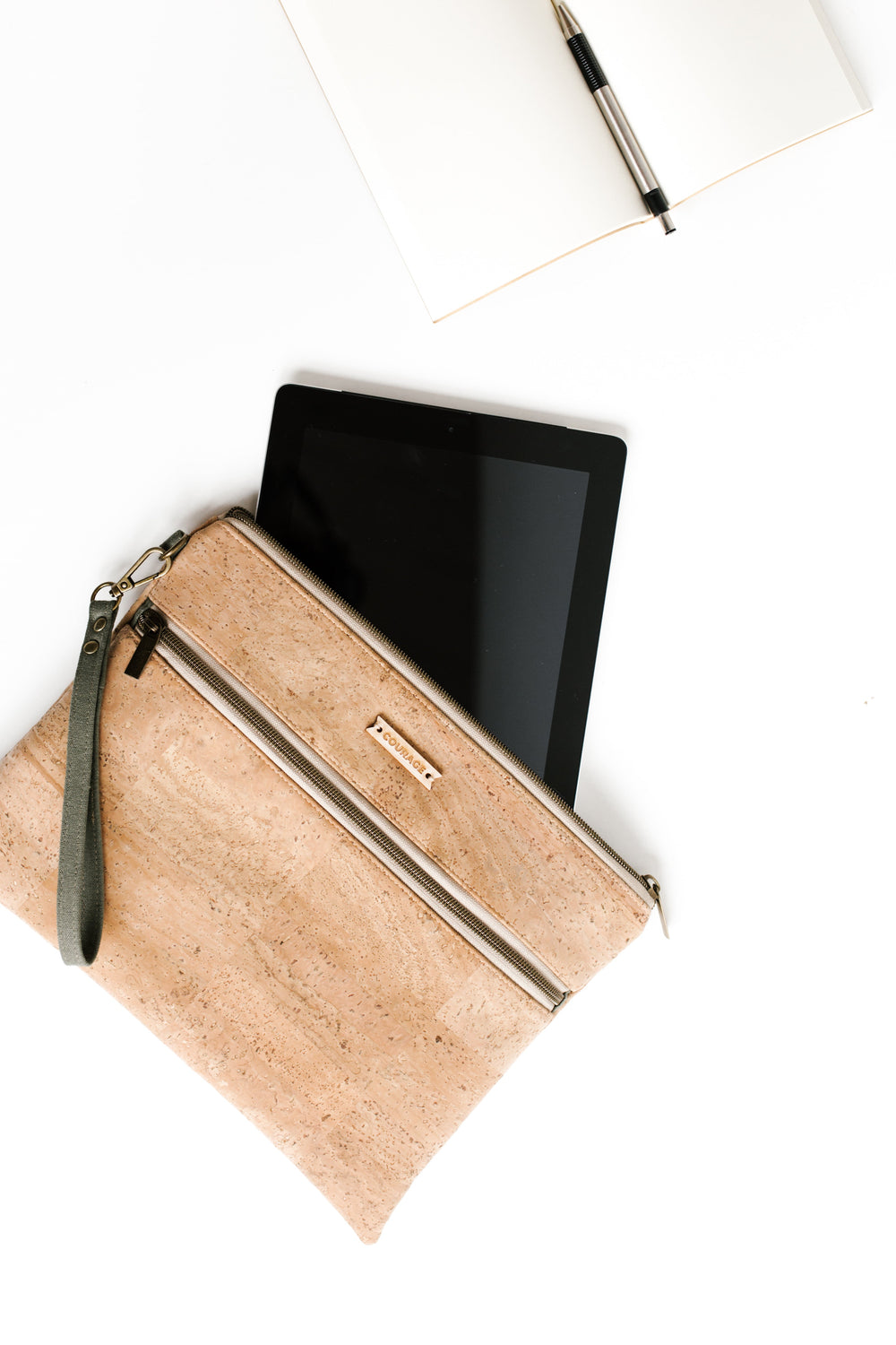 INVENTOR oversized clutch | NATURAL by Carry Courage