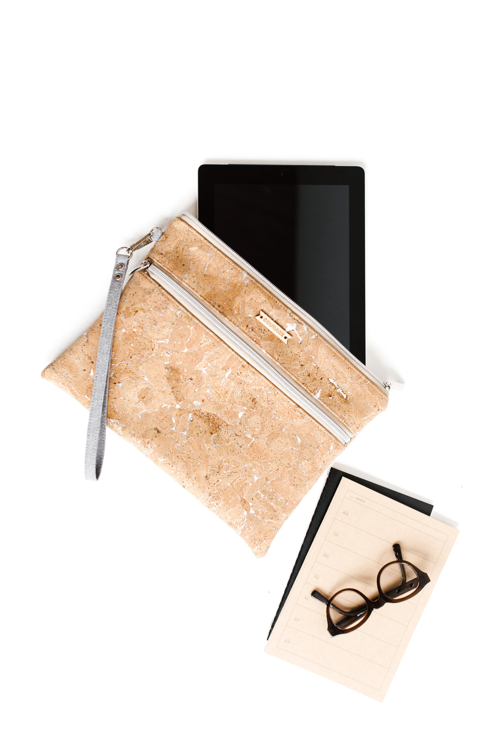 INVENTOR oversized clutch | SILVER by Carry Courage