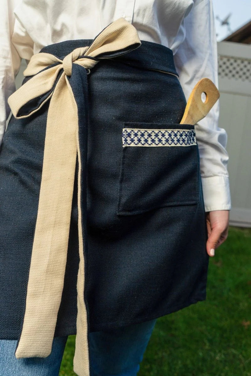 
                  
                    Kuffiyeh Apron in Blue
                  
                