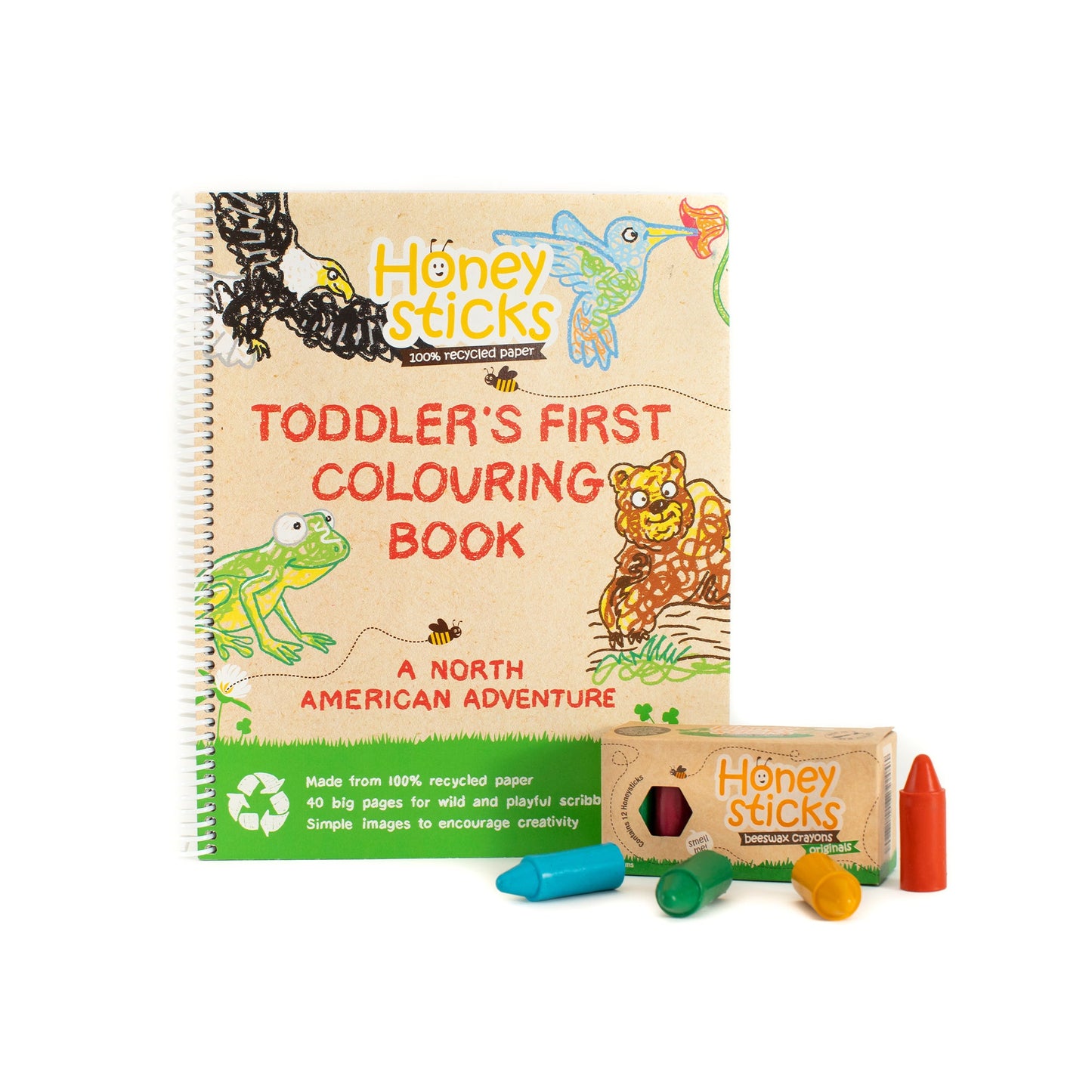 
                  
                    The Creative Kid Coloring Set by Honeysticks USA
                  
                