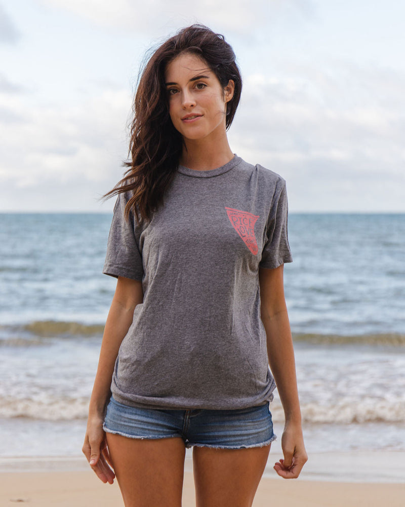 
                  
                    Unisex Tee - Premium Tri-Blend - Fin Logo by Rice Love
                  
                