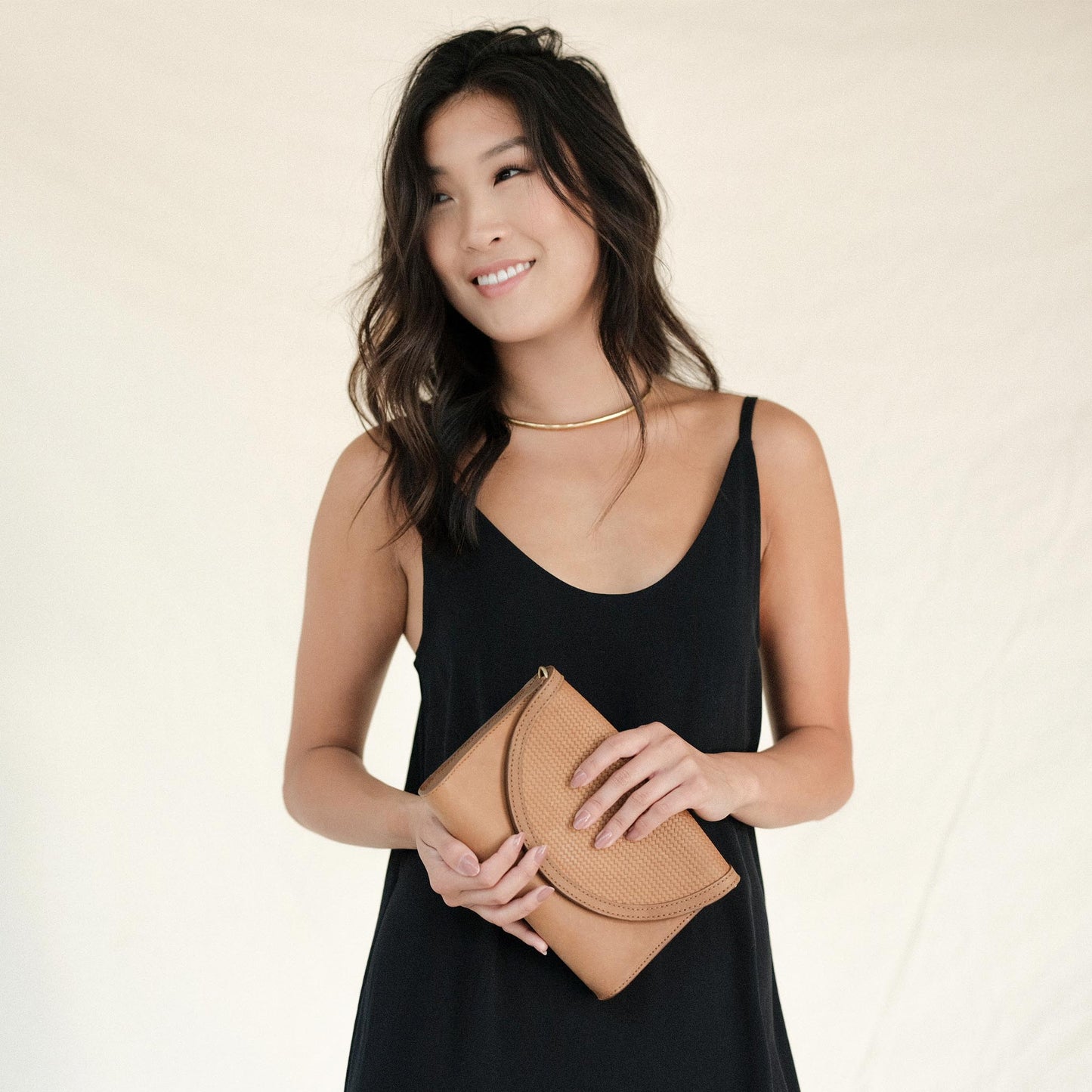 
                  
                    Cleo Convertible Crossbody Woven Almond
                  
                