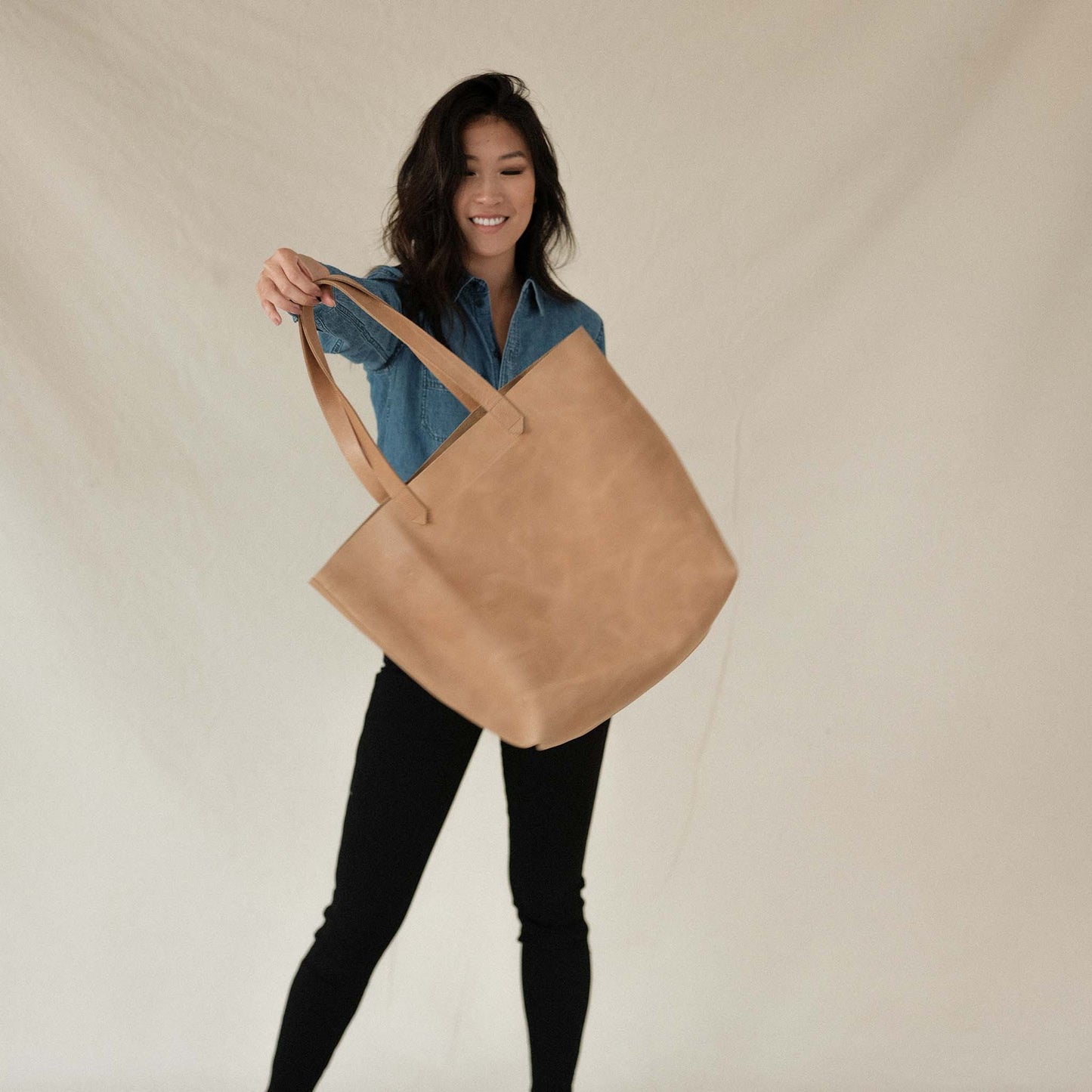 
                  
                    Lori Tote Almond
                  
                