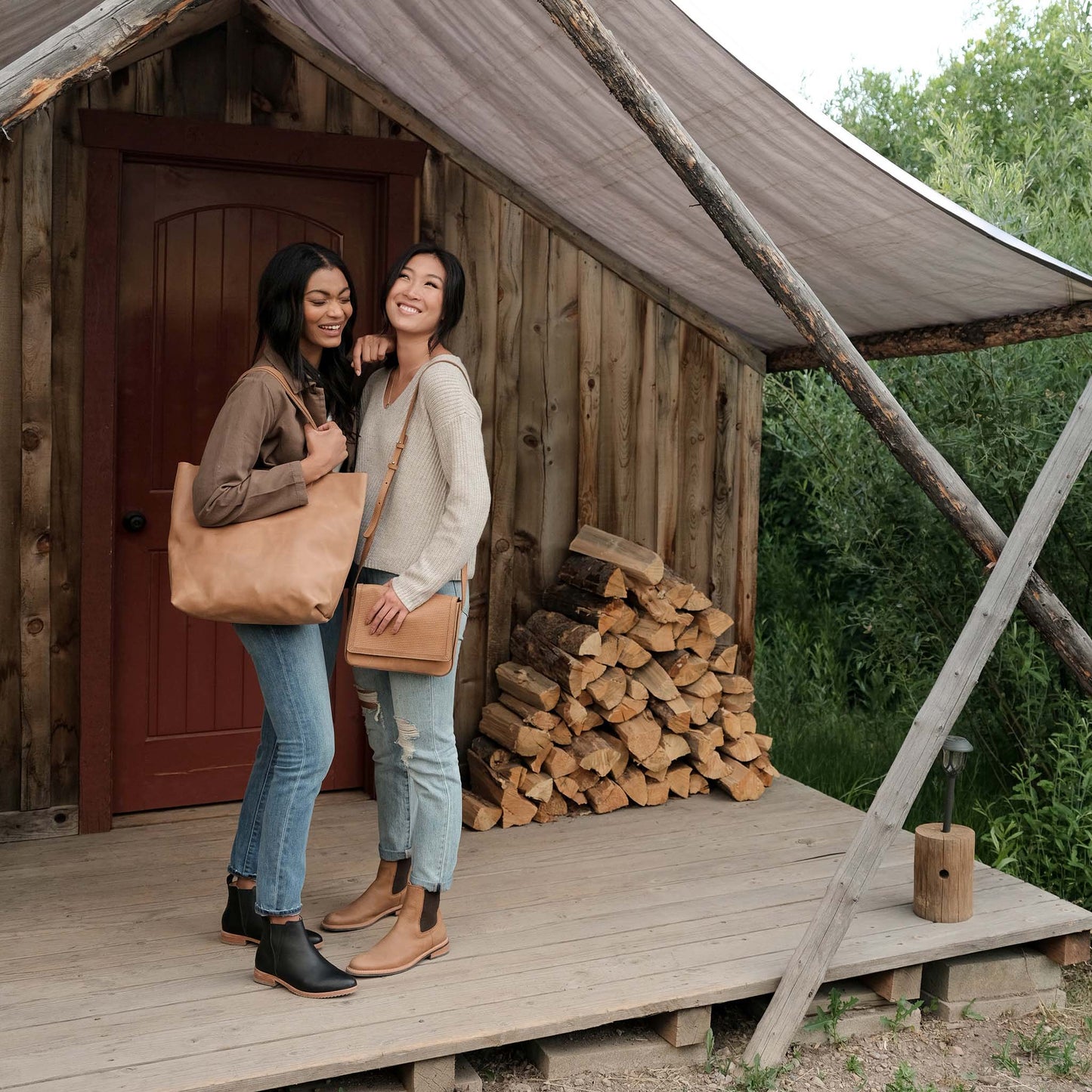 
                  
                    Lori Tote Almond
                  
                