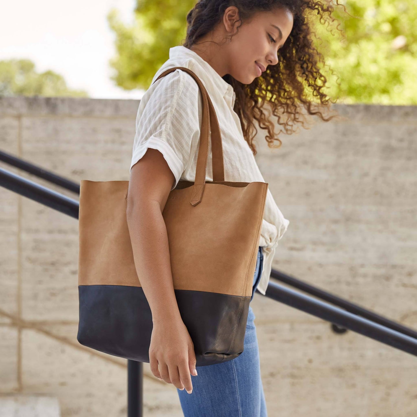 
                  
                    Lori Tote Almond/Black
                  
                