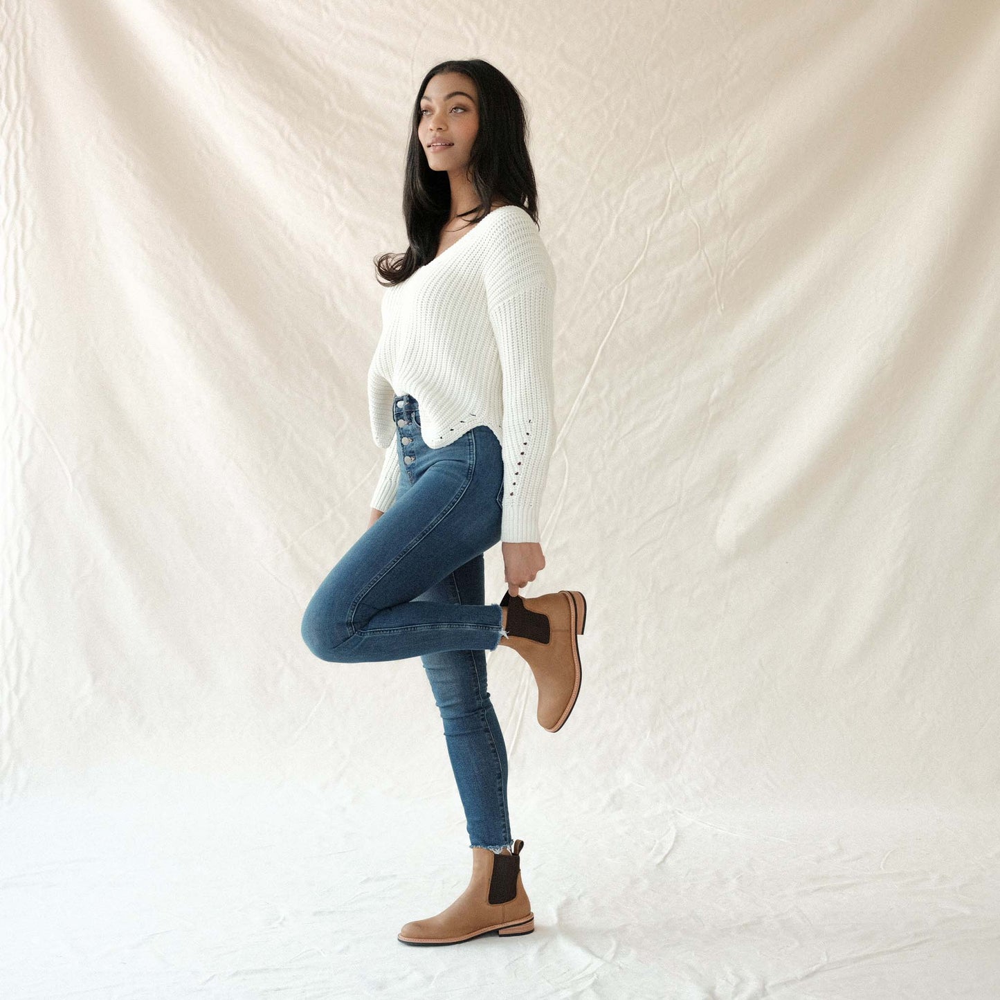 
                  
                    Carmen Chelsea Boot Almond
                  
                