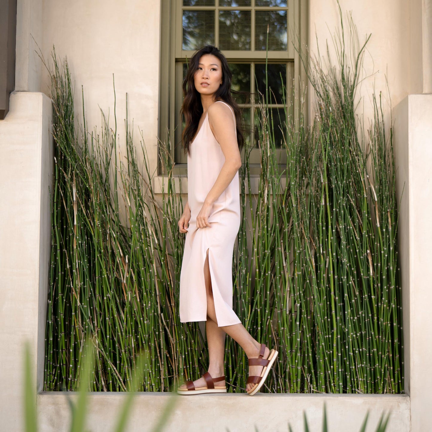 
                  
                    Go-To Flatform Sandal Brandy
                  
                